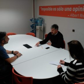 Sergio García se reúne con la Asamblea Autonómica de la Coordinadora Unitaria de Bomberos Profesionales del Principado de Asturias